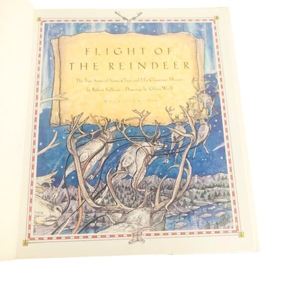 Vintage Flight of the Reindeer - The True Story of Santa Claus and His Christmas - Picture 2 of 6
